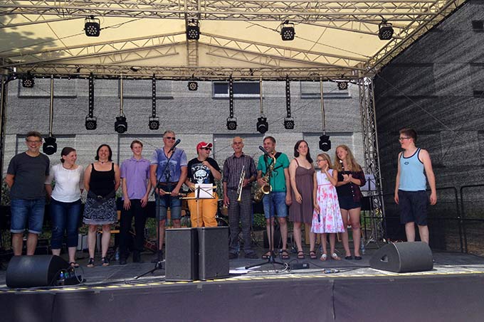 Integrative Musikgruppe aus dem Franziskuswerk Schönbrunn