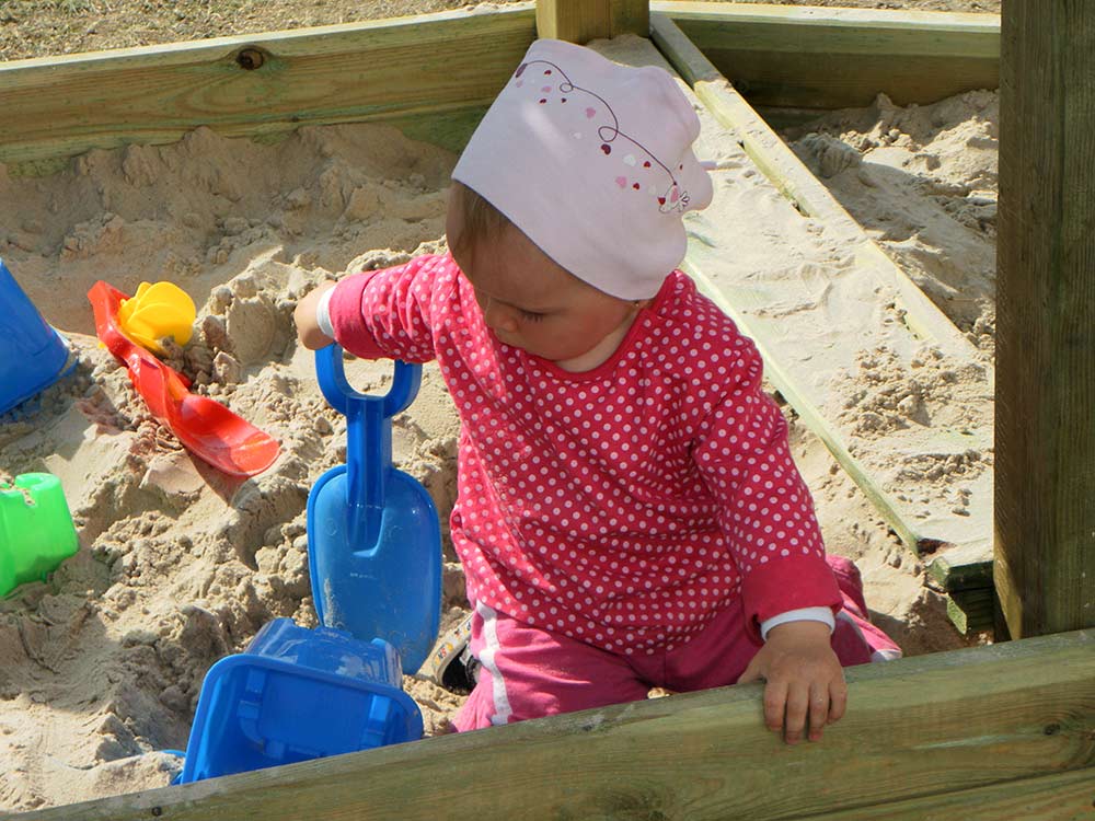 Spielen im Sandkasten