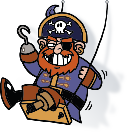 Pirat mit Schaukel