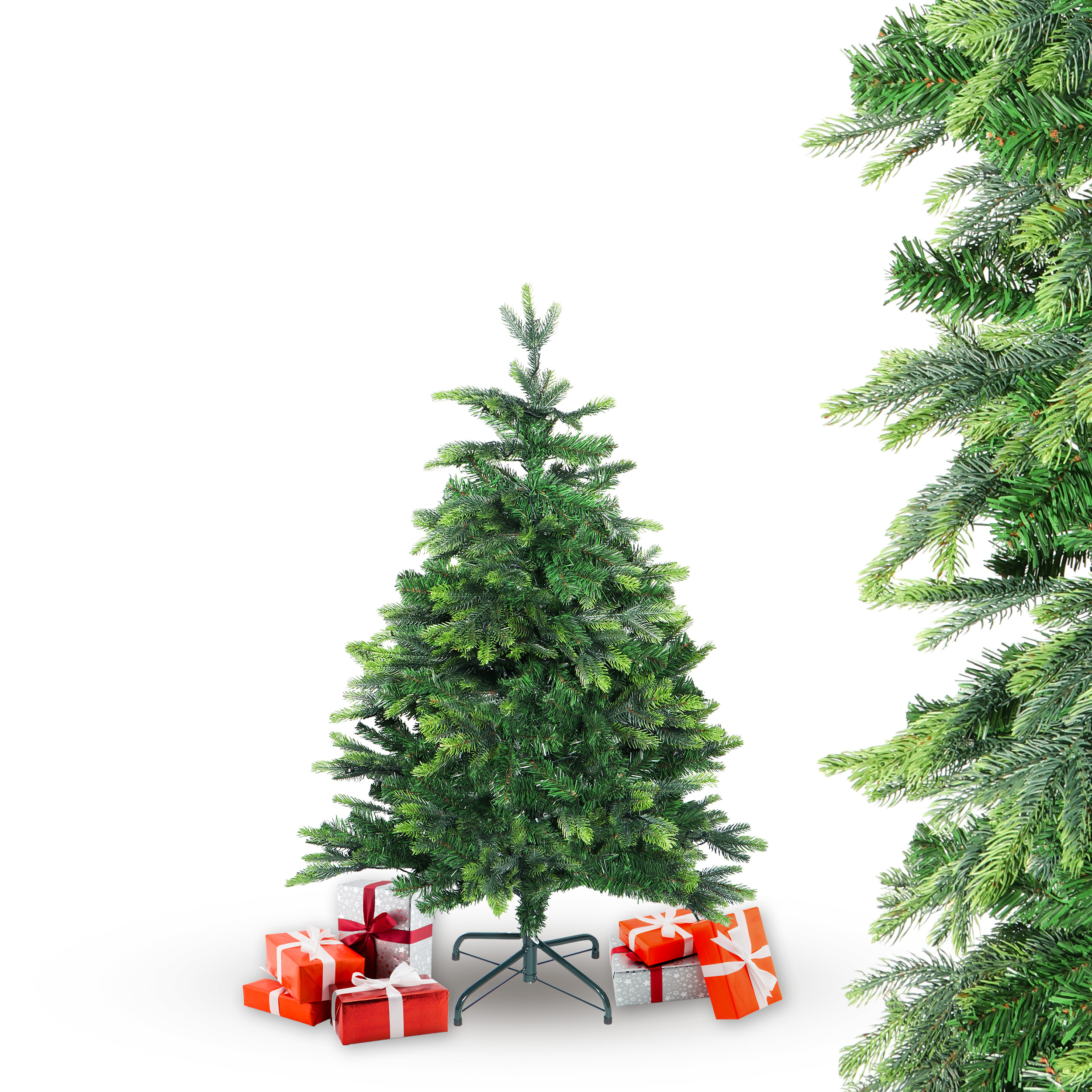 BonTree Tanne künstlicher Weihnachtsbaum ohne LED Christbaum