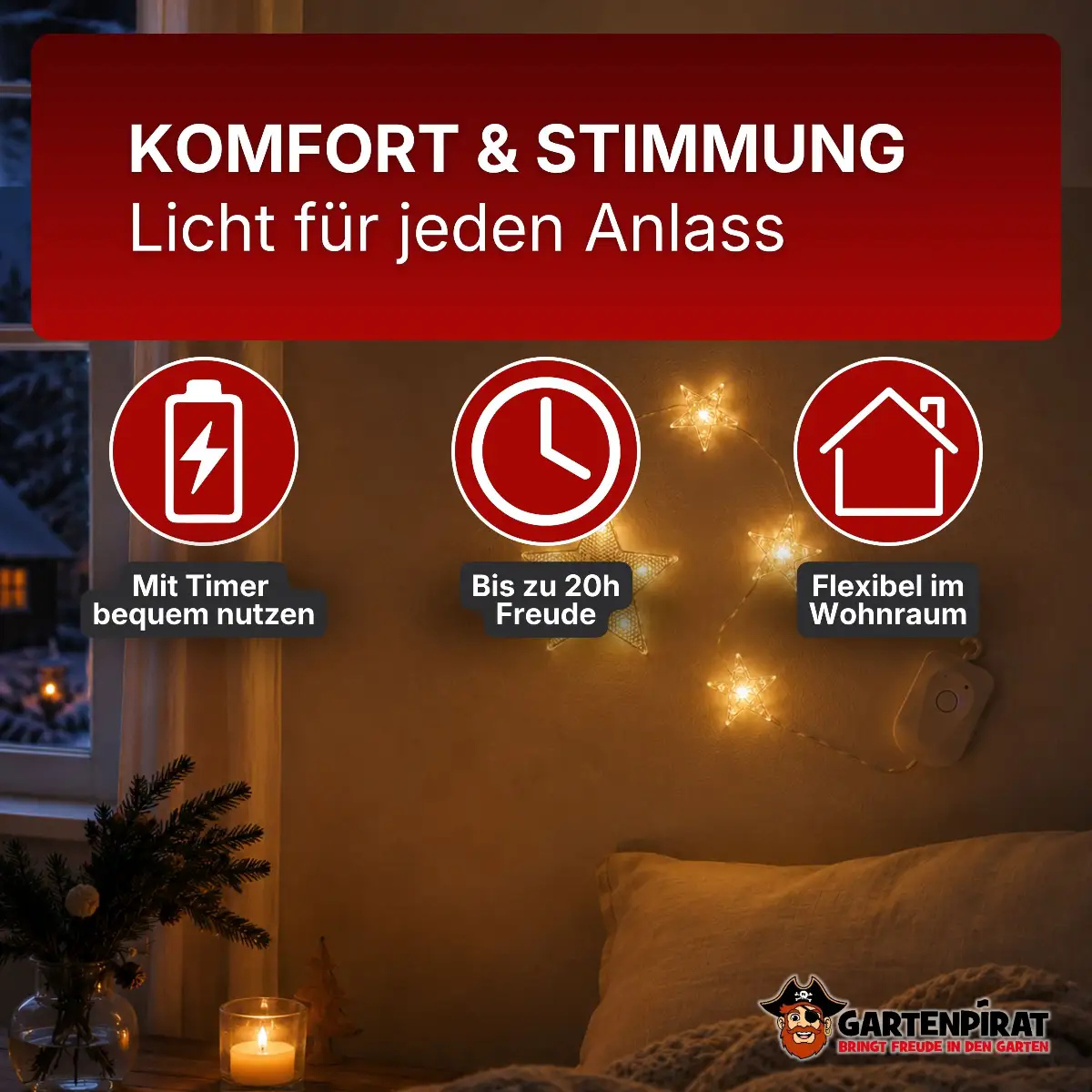Lichterkette warmweiß