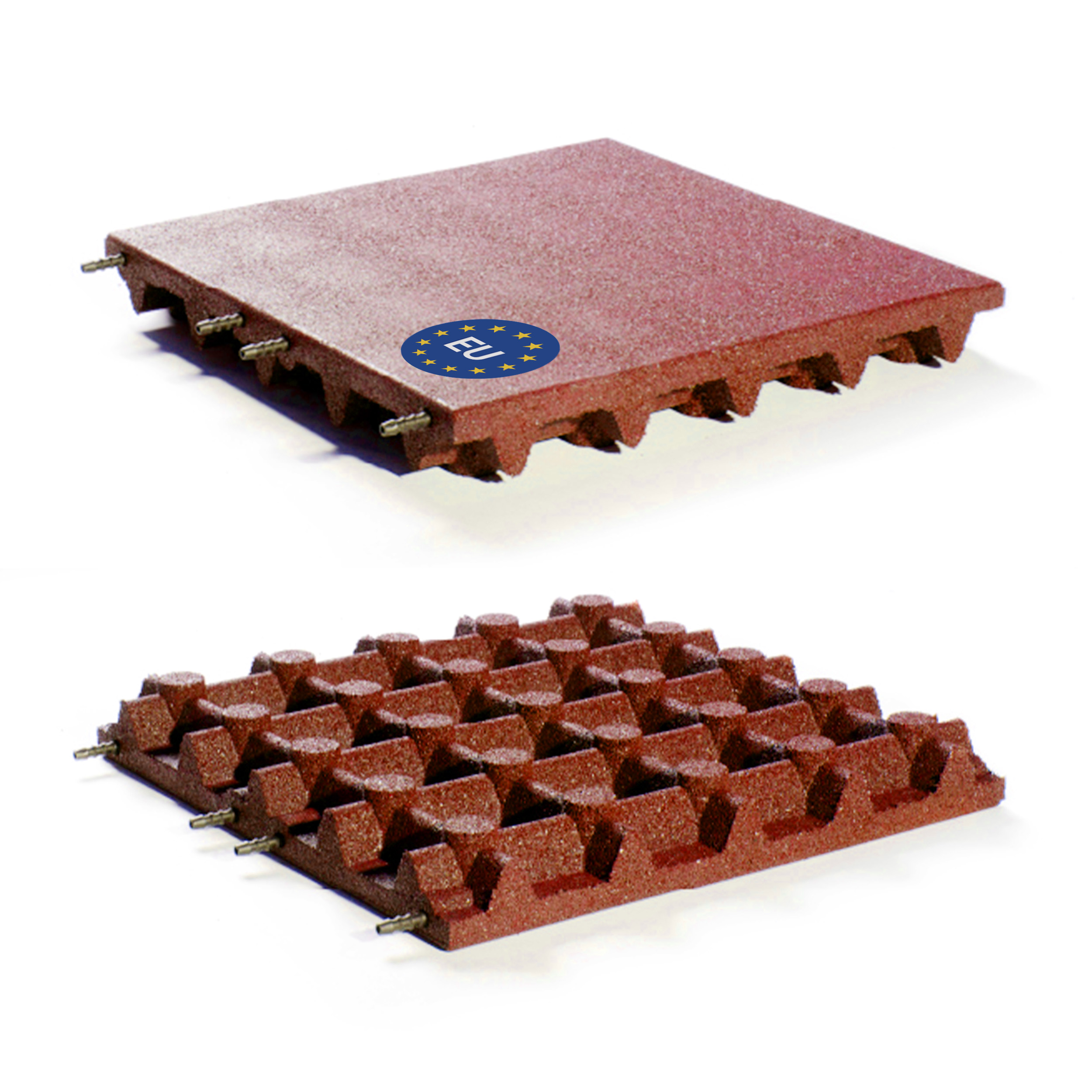 Fallschutzmatte 50x50 cm Gummimatte für Spieltürme Schaukel Rutsche Outdoor