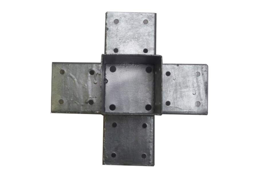 Holzverbinder Balken 90x90 mm Pfostenecke Pfostenverbinder Verbinder aus Stahl verzinkt