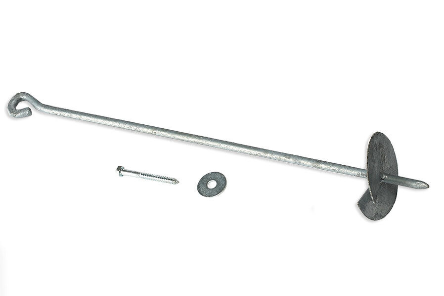 Bodenanker Schaukelanker verzinkt Erdanker Anker Schraubanker für Schaukel Spielturm