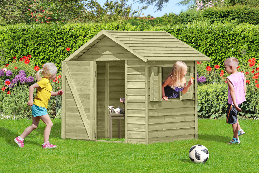  Kinderspielhaus Till Kiefer KDI Stülpschalung 150 x150 cm