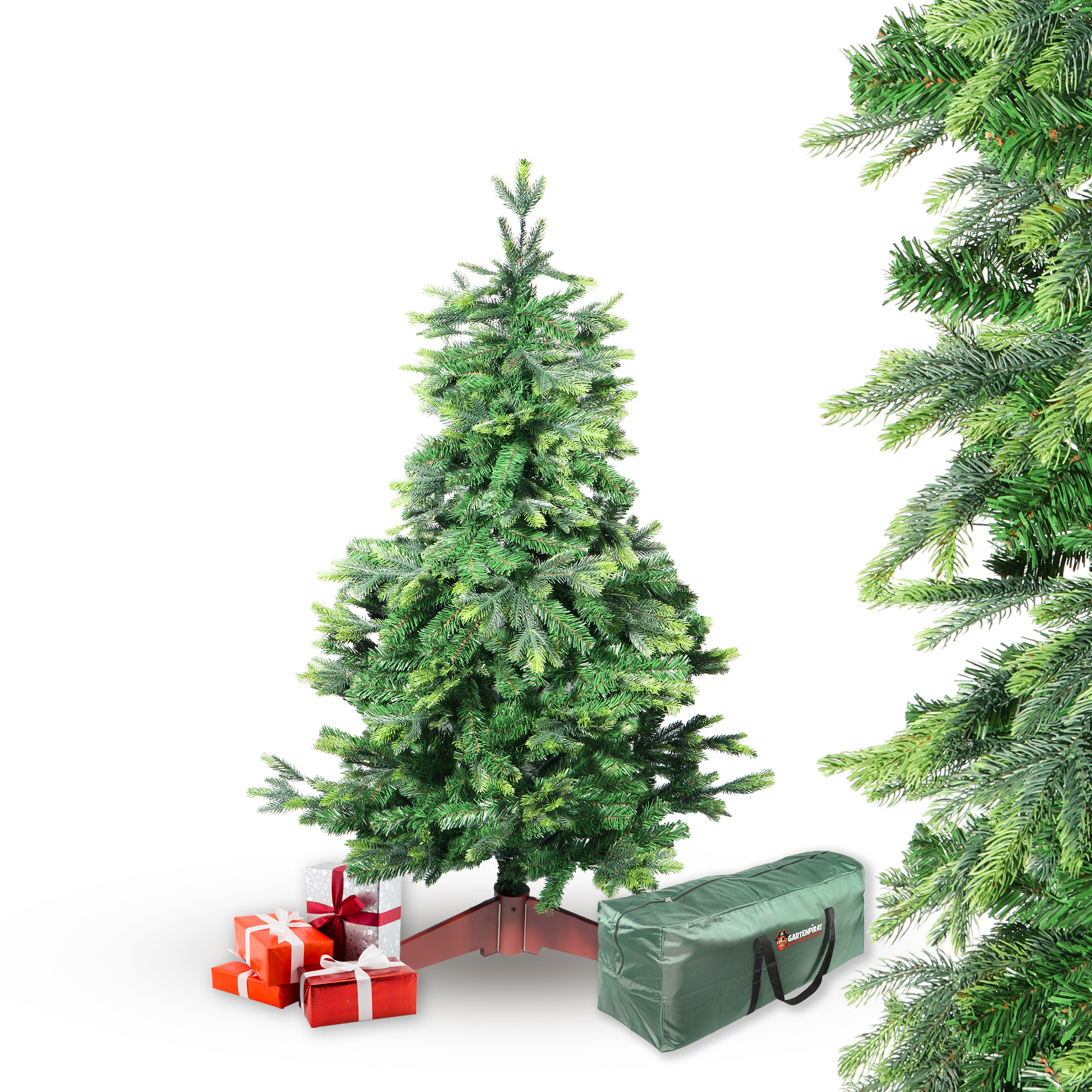BonTree Tanne künstlicher Weihnachtsbaum ohne LED – naturgetreue Optik