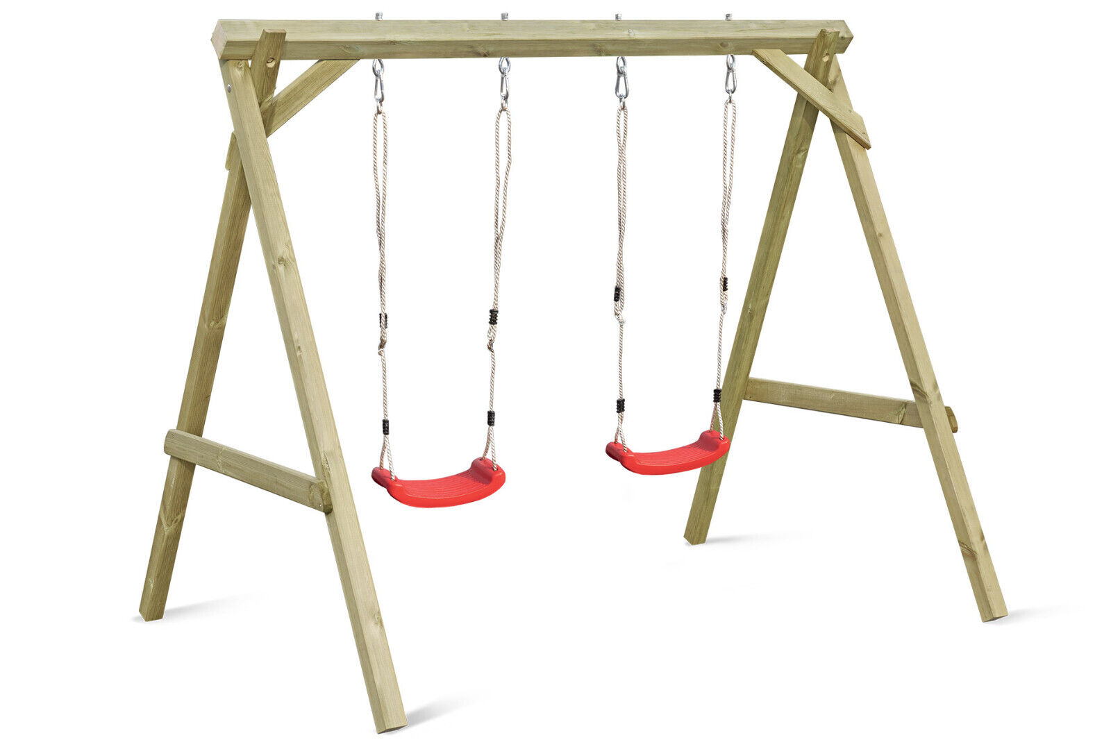 Schaukelgerüst für Kinder aus Holz Premium - Typ 1.2 Doppelschaukel