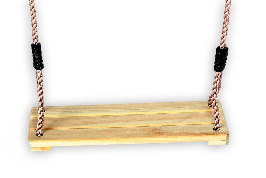 11arHUVM2fibdT3 Schaukelbrett aus Holz mit Seil Ø 10 mm Schaukelsitz 390x130 mm Sitz für Schaukel