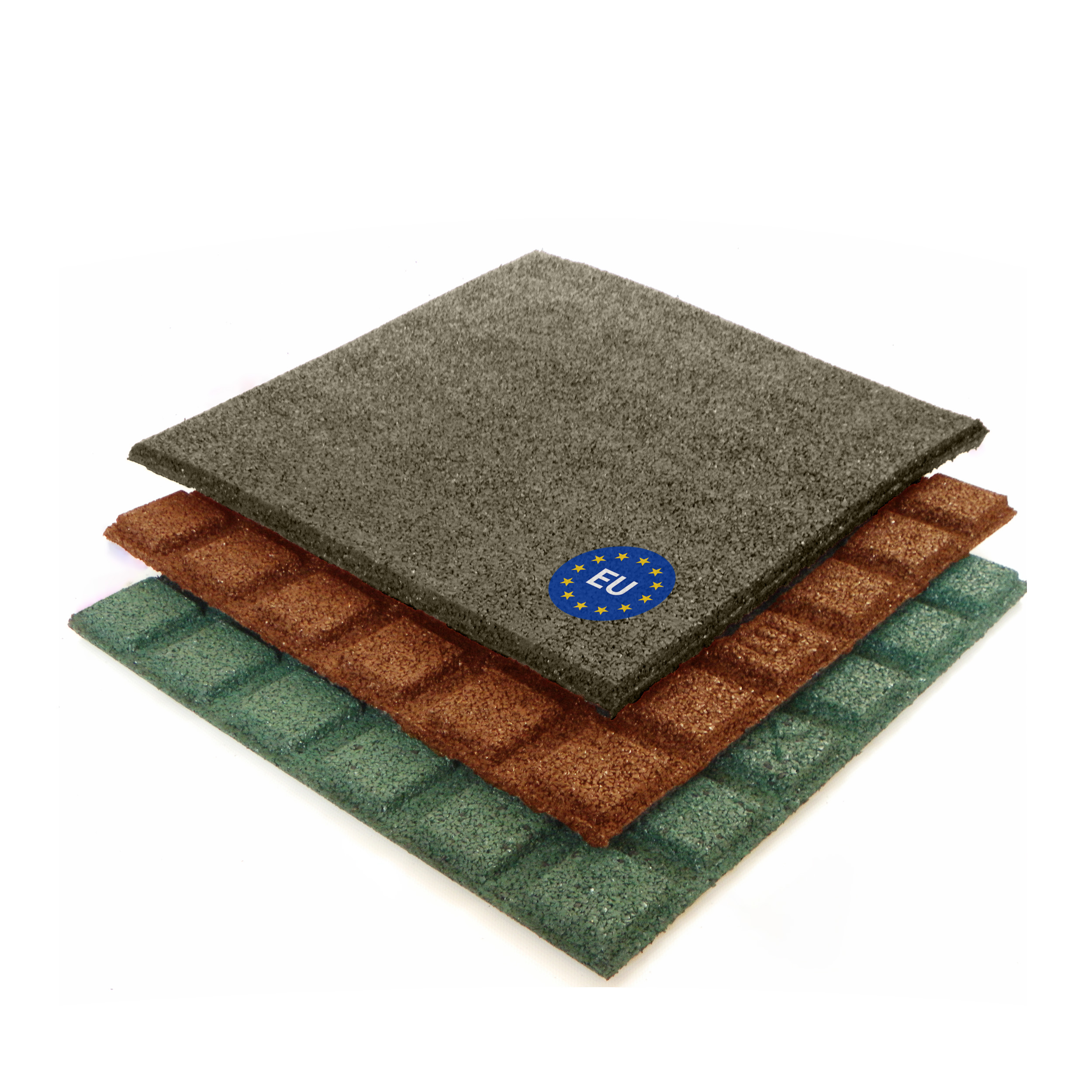 Fallschutzmatte 50x50 cm Gummimatte für Spieltürme Schaukel Rutsche Outdoor