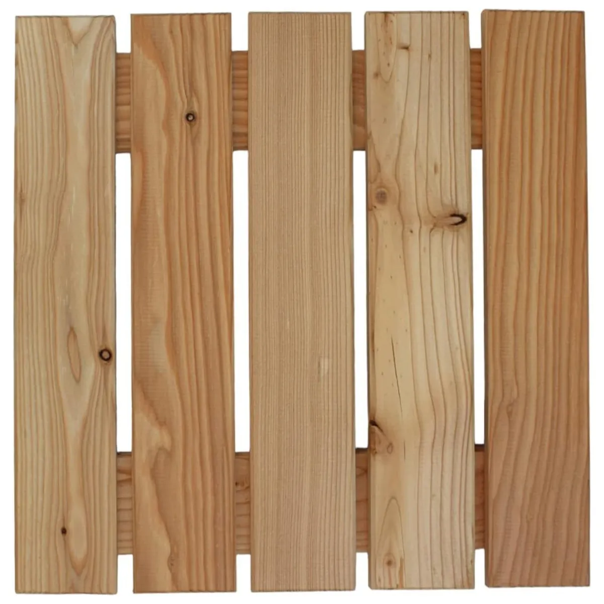 Holzfliese Lärche Natur glatt 50x50 cm Fliese Bodenfliese Terrassenfliese