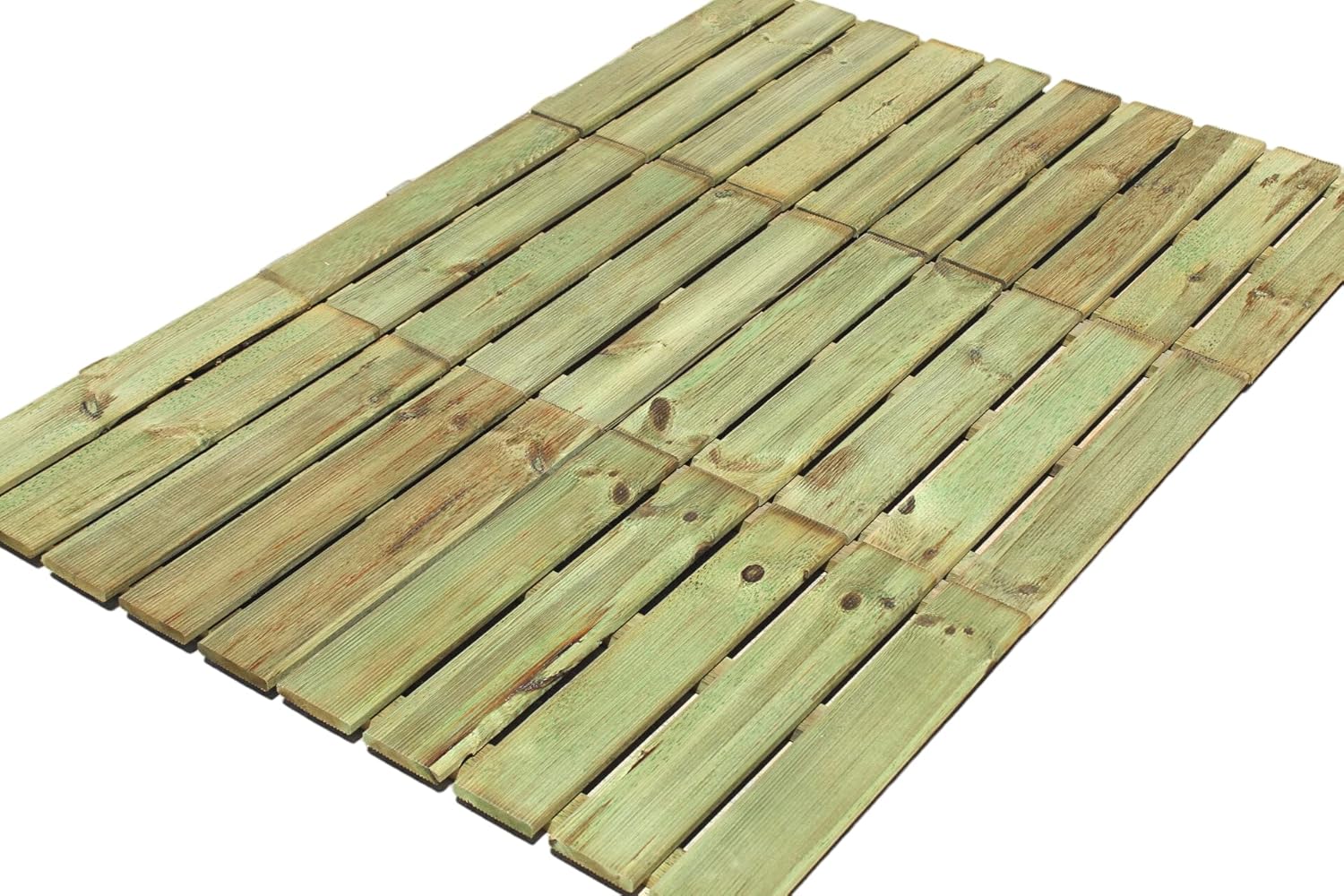 Holzfliese grün imprägniert 50x50 cm Fliese Bodenfliese Terrassenfliese