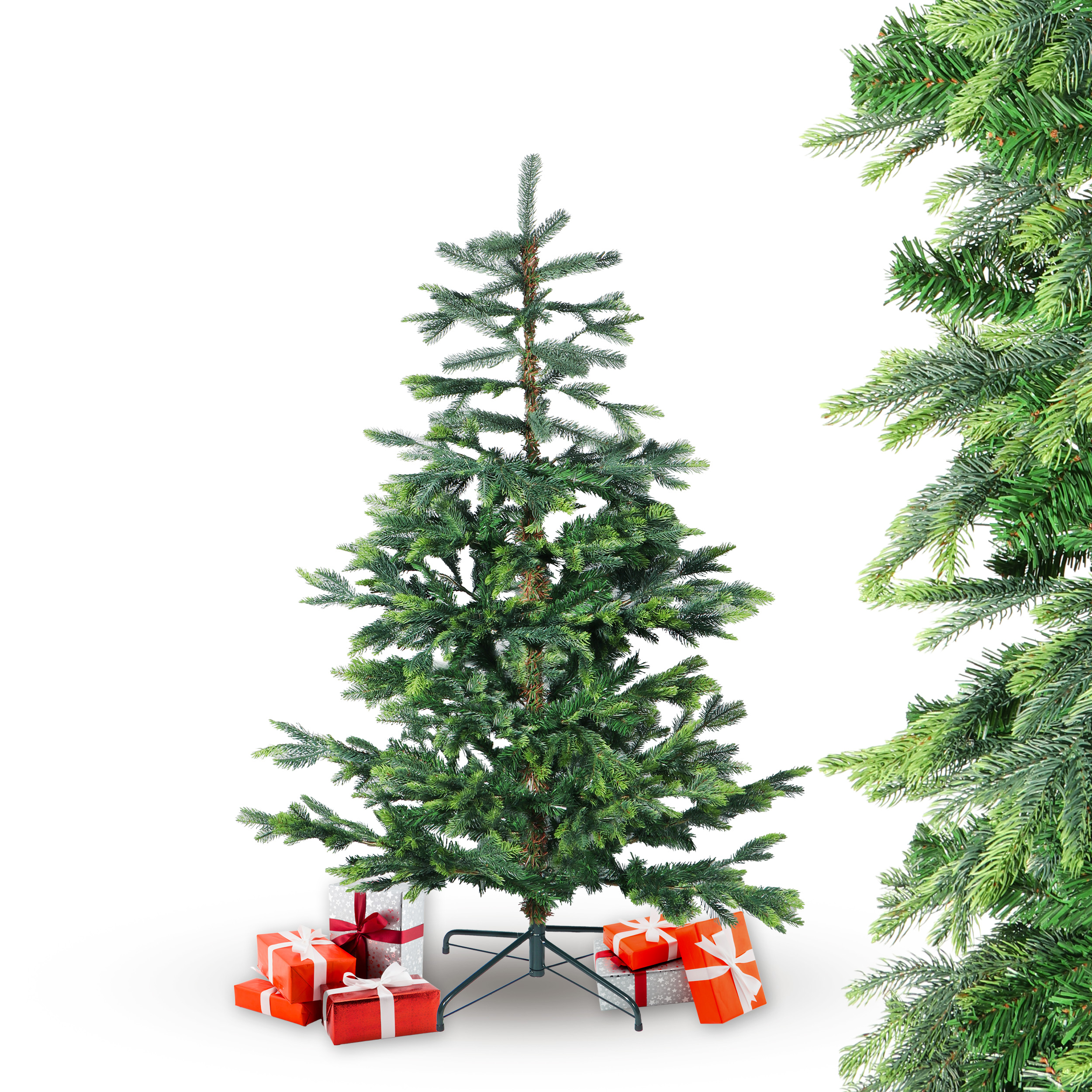BonTree Fichte künstlicher Weihnachtsbaum ohne LED Christbaum