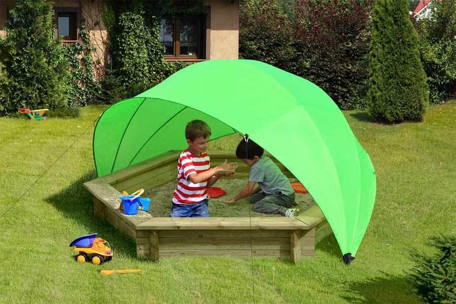 Sonnenschutz für Kinder Zelt Sonnenschutz Dach für Sandkasten 310x155 cm