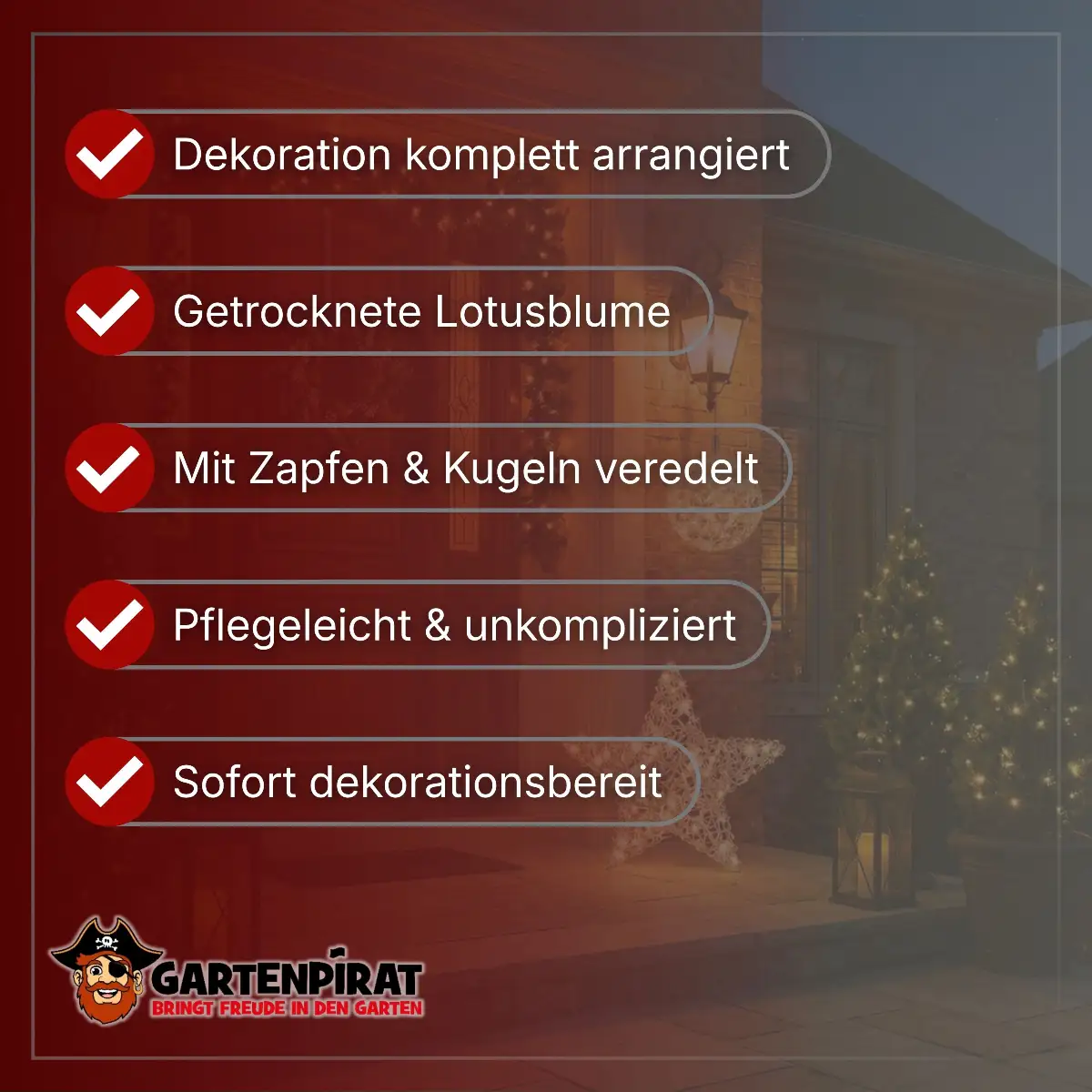 Adventsgesteck für Advent & Winter