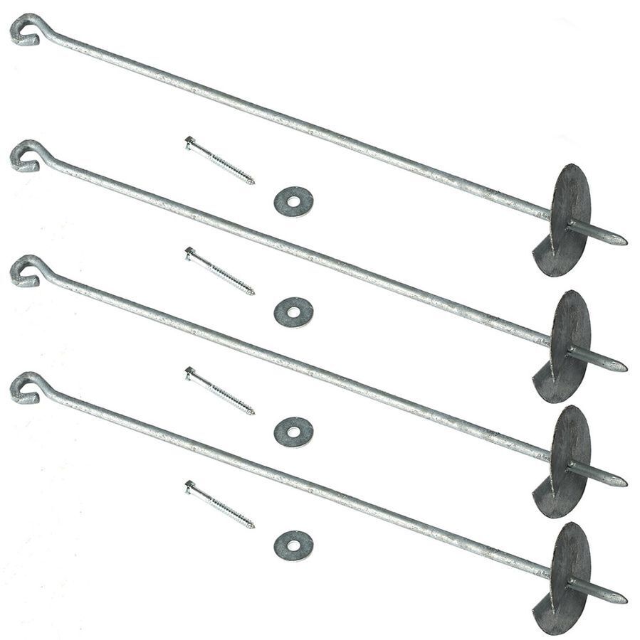 Bodenanker Schaukelanker verzinkt Erdanker Anker Schraubanker für Schaukel Spielturm