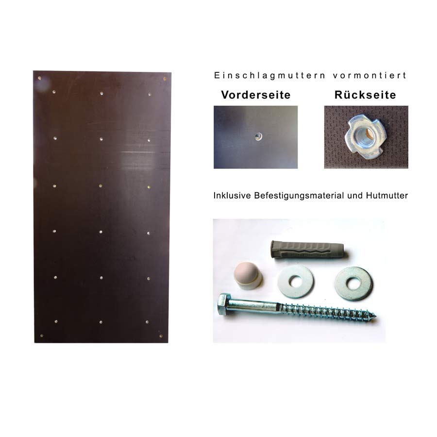 Zusatz-Wandplatte ZOW1 117x58,5 cm für Outdoor-Kletterwand