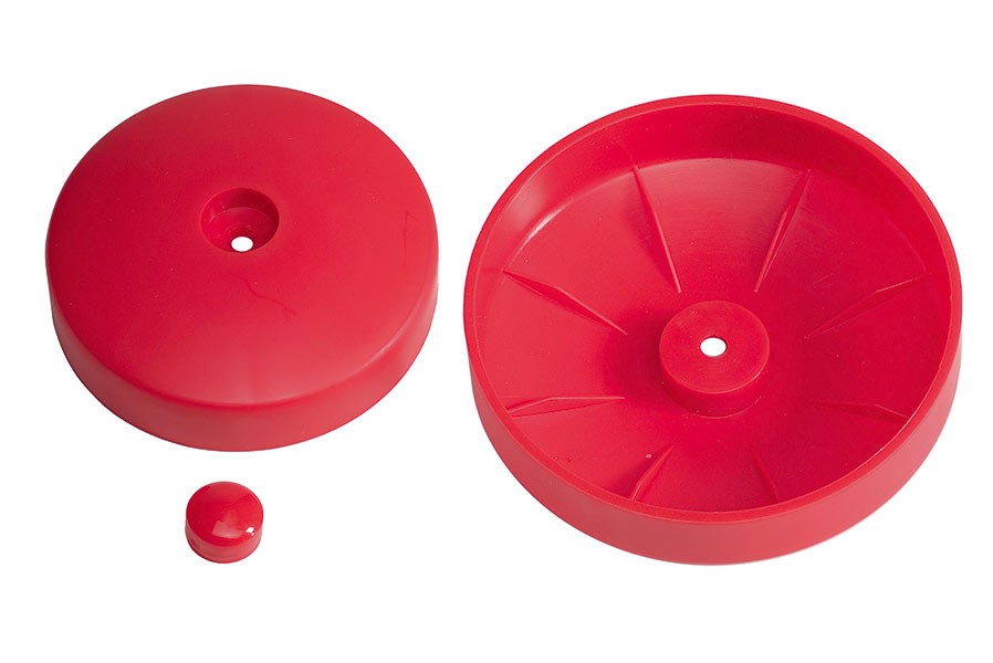 Pfostenkappe Ø 120 mm Zaunkappe rund für Pfosten Abdeckkappe Kunststoff