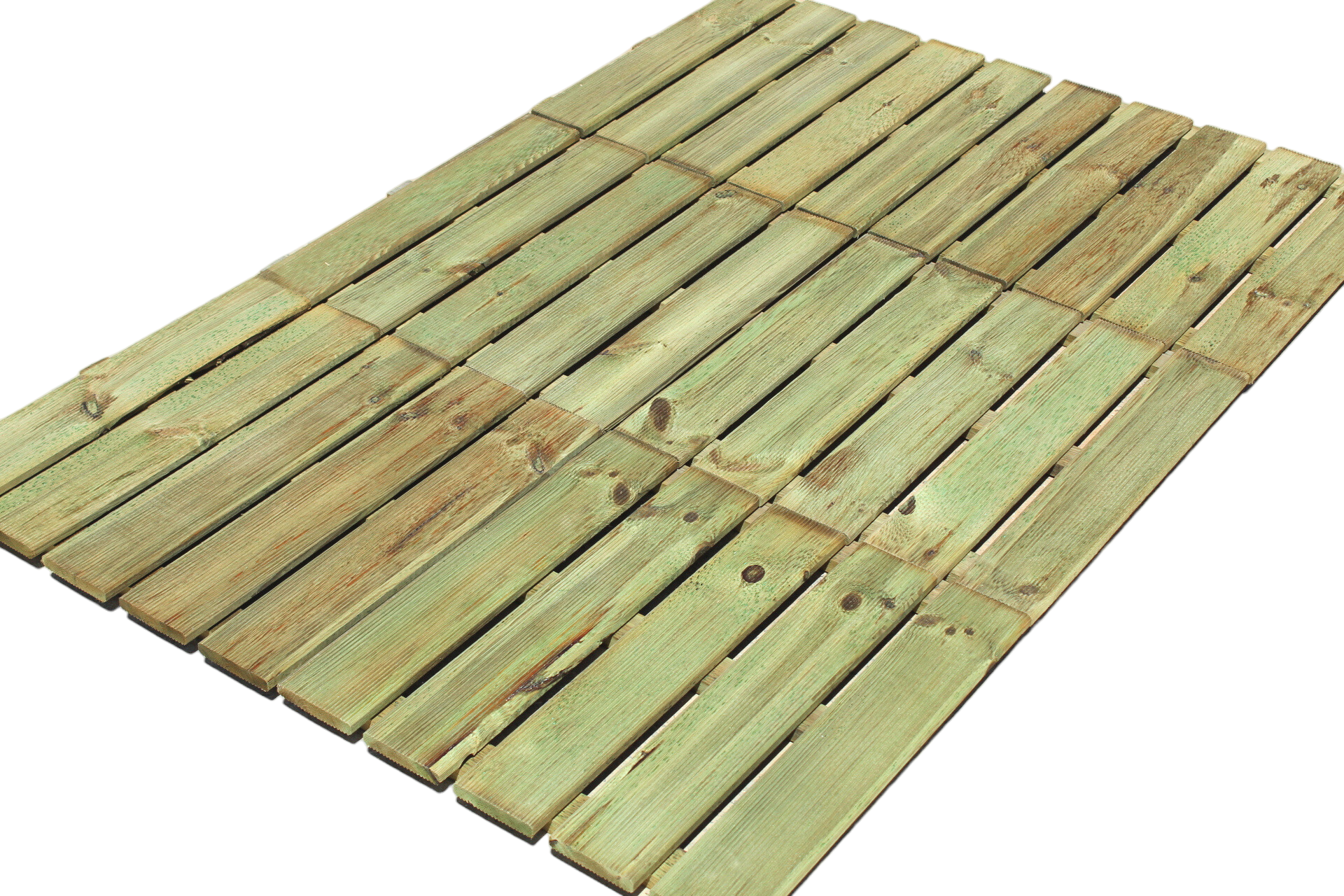 Terrassenfliese aus Kiefernholz GRÜN imprägniert 50x50cm Holzfliese Balkonfliese Fliese Terrasse