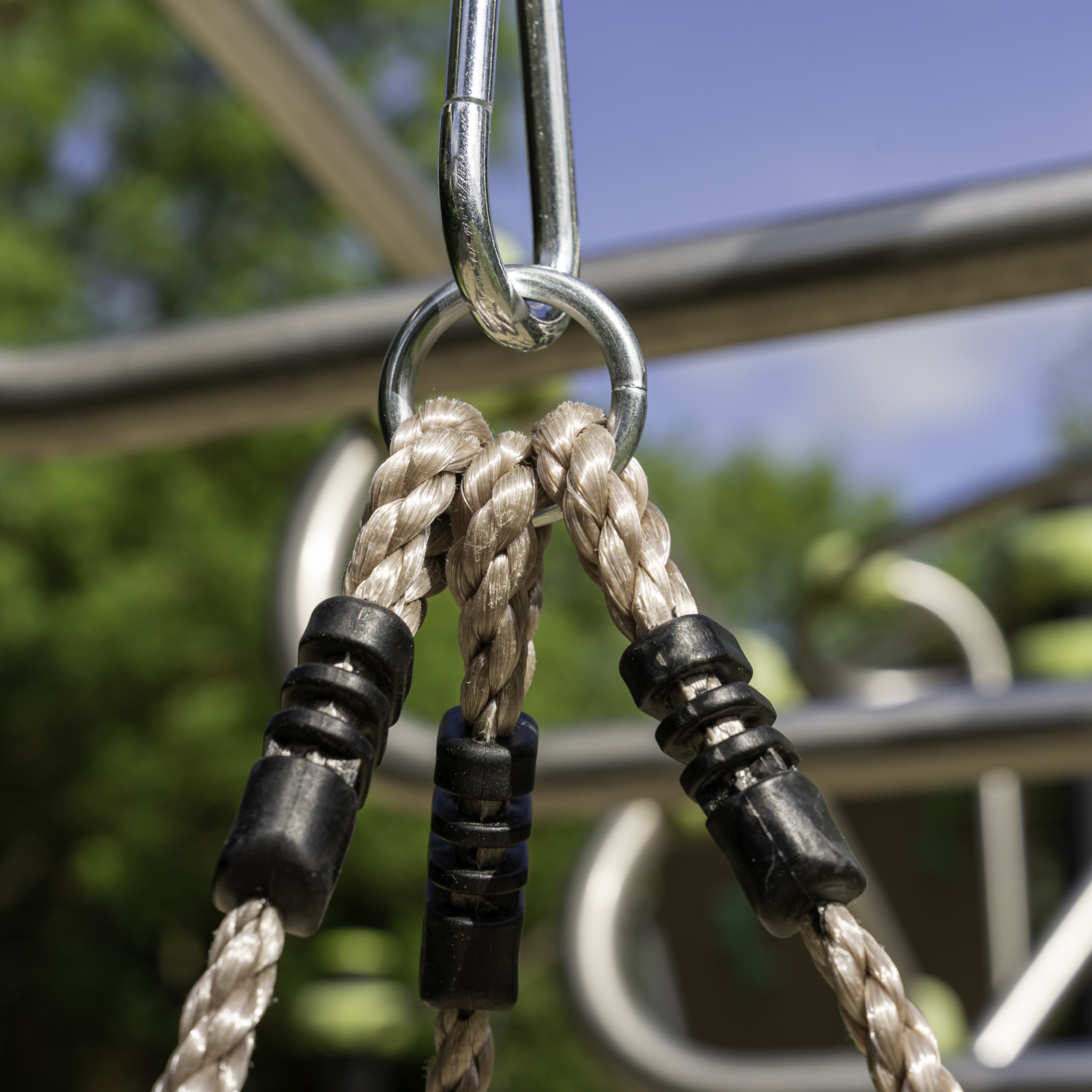 Strickleiter 2 m mit Holzsprossen 5 Ebenen für Kinder Kletterleiter für Spielturm Strickleiter 2 m mit Holzsprossen 5 Ebenen für Kinder Kletterleiter für Spielturm
