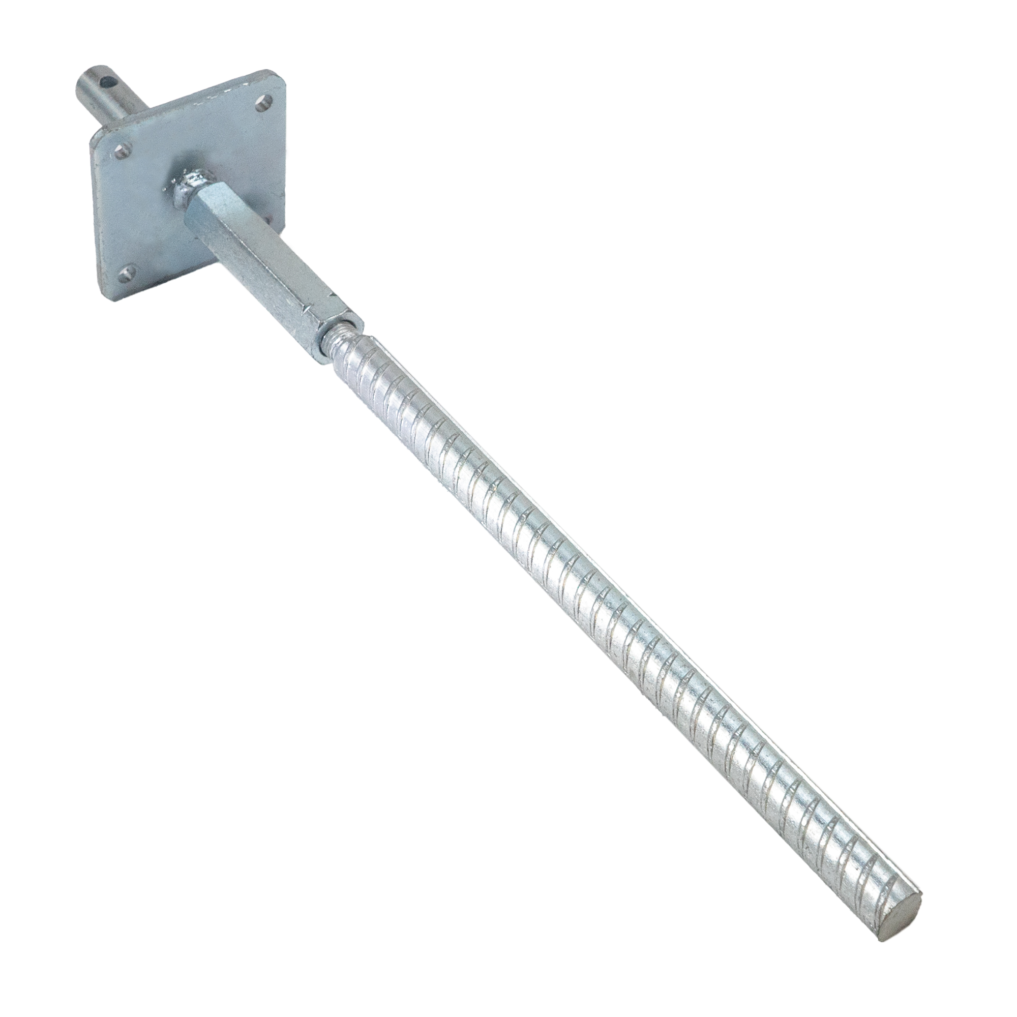 T-Pfostenträger mit Dorn höhenverstellbar zum Einbetonieren für Pfosten mit 11-14 cm