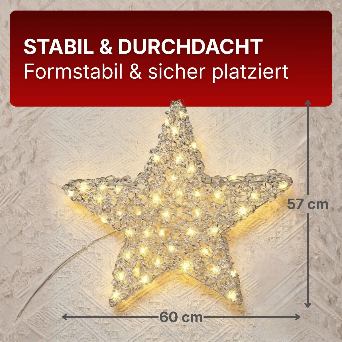 LED Stern 60 cm