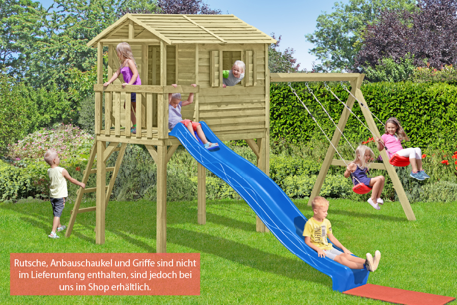 Stelzenhaus Ben Kiefer KDI Stülpschalung 150 x 216 cm