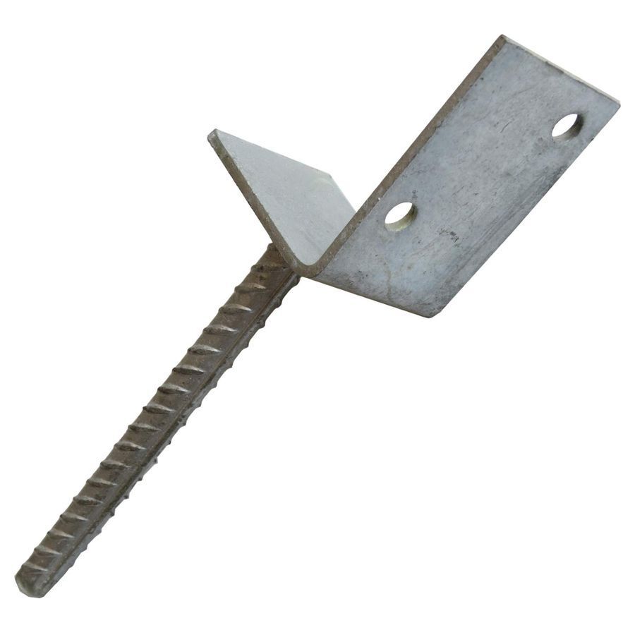 L-Pfostenträger Holzpfosten mit Steindolle zum Einbetonieren