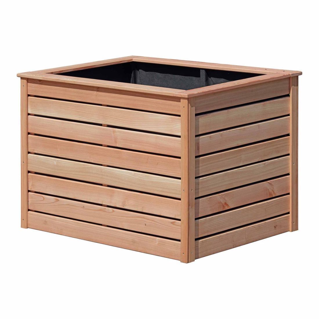 Hochbeet 125x85x80 cm aus Lärchenholz Bretter glatt 20x90 mm Pflanzbeet Frühbeet