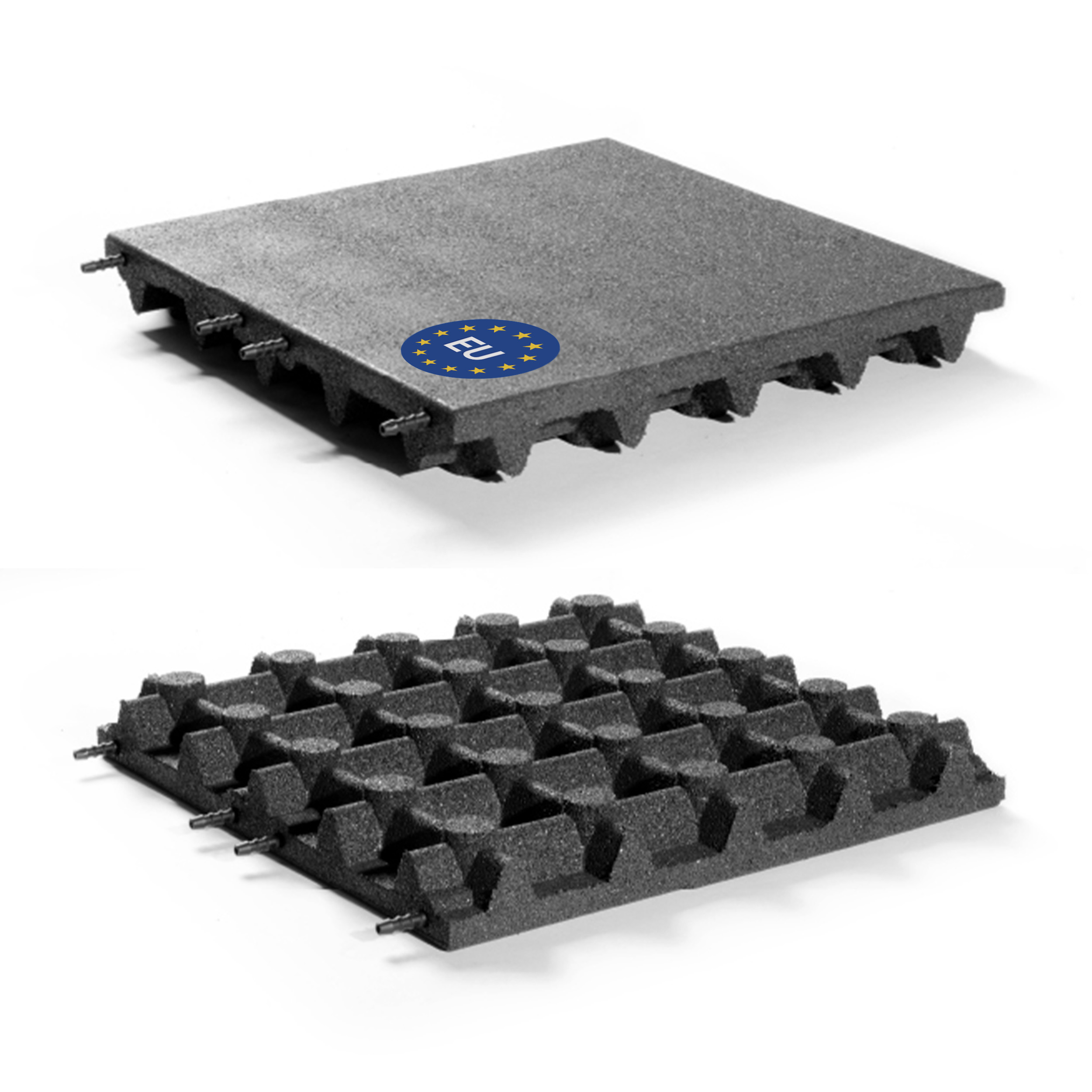 Fallschutzmatte 50x50 cm Gummimatte für Spieltürme Schaukel Rutsche Outdoor