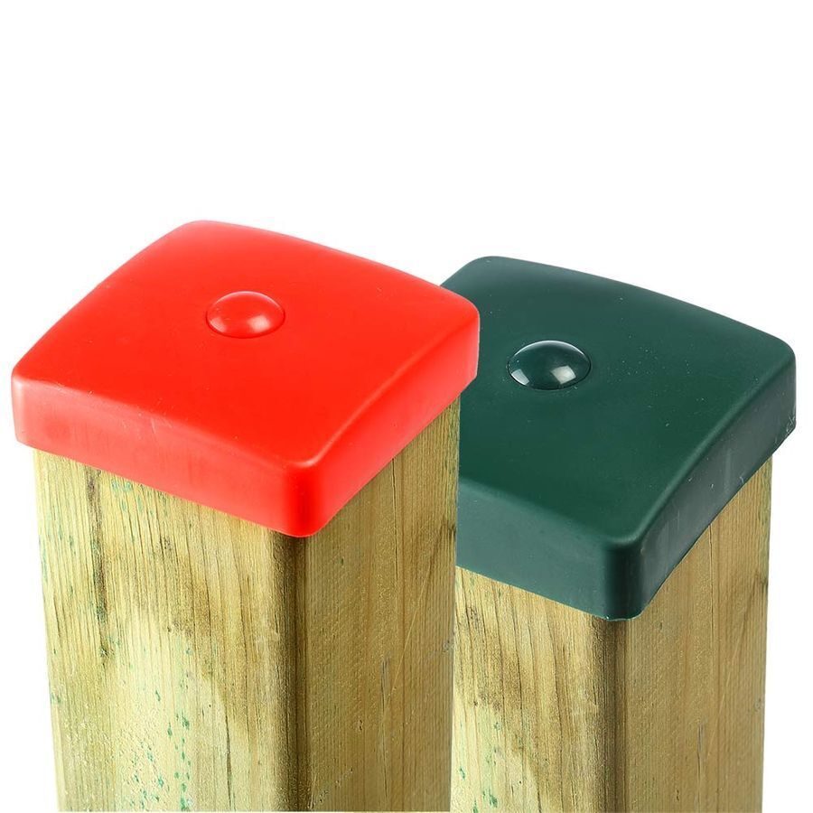Abdeckkappe für Pfosten 9x9 cm aus Kunststoff Pfostenkappe Spielturm