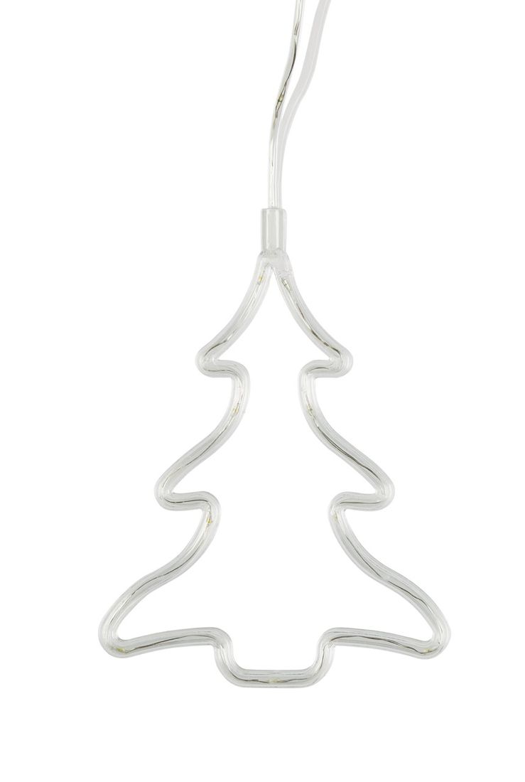 LED-Vorhang Weihnachtsmotive Lichterkette LED warmweiß Fensterdekoration außen innen