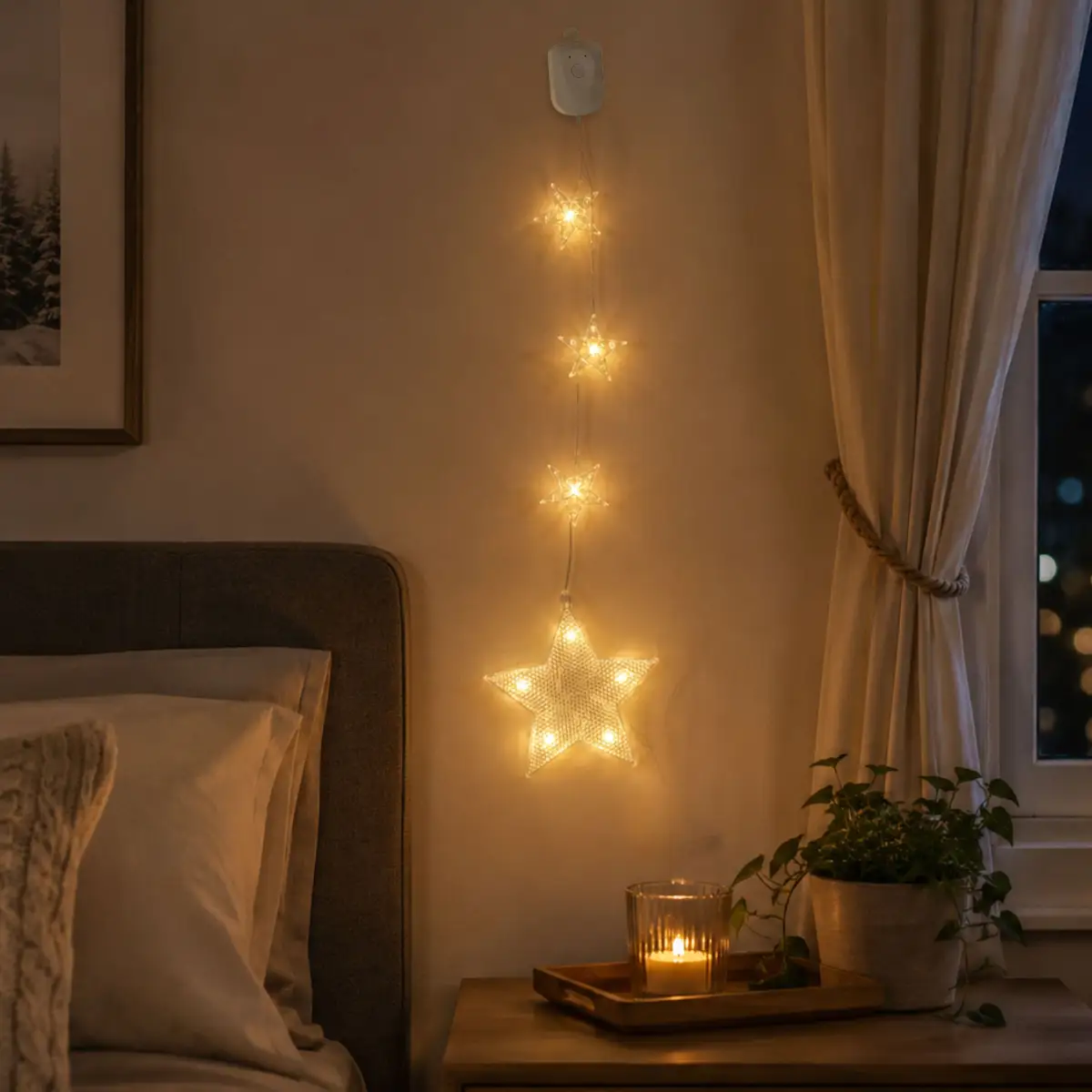 Sternen Lichterkette für innen