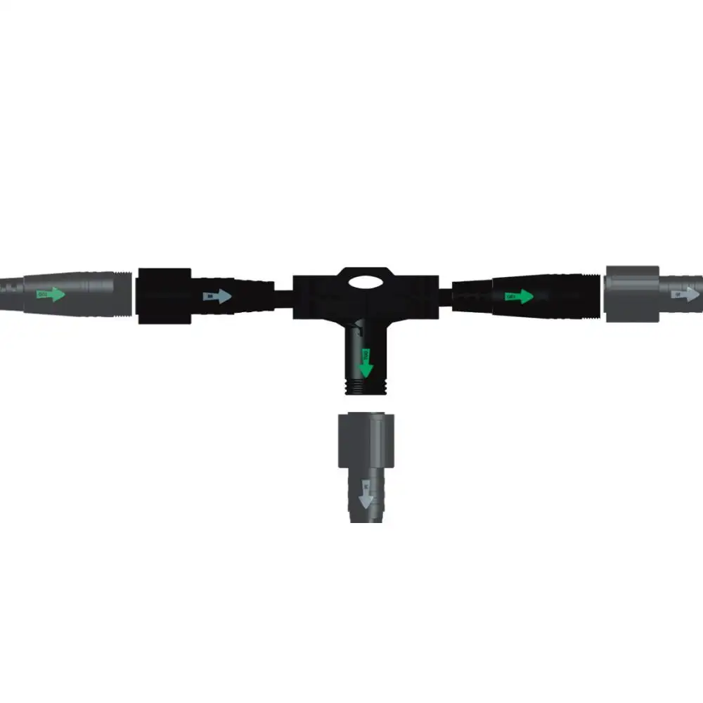 Steckverbinder 230V wasserdicht • Kabelverbinder mehrere Ausgänge • IP67 PRO CONNECT