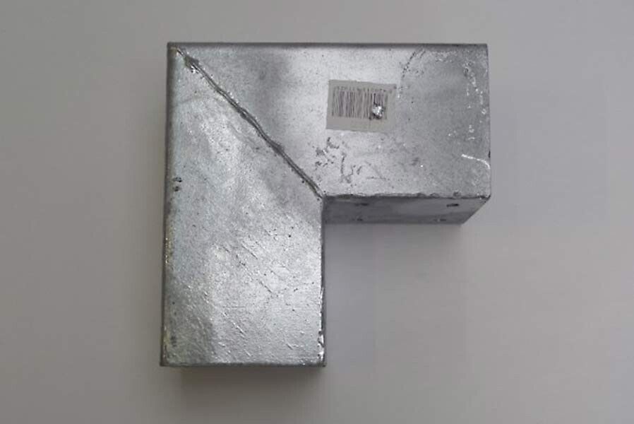 fmTH2917ySLSBF Holzverbinder Balken 90x90 mm Pfostenecke Pfostenverbinder Verbinder aus Stahl verzinkt