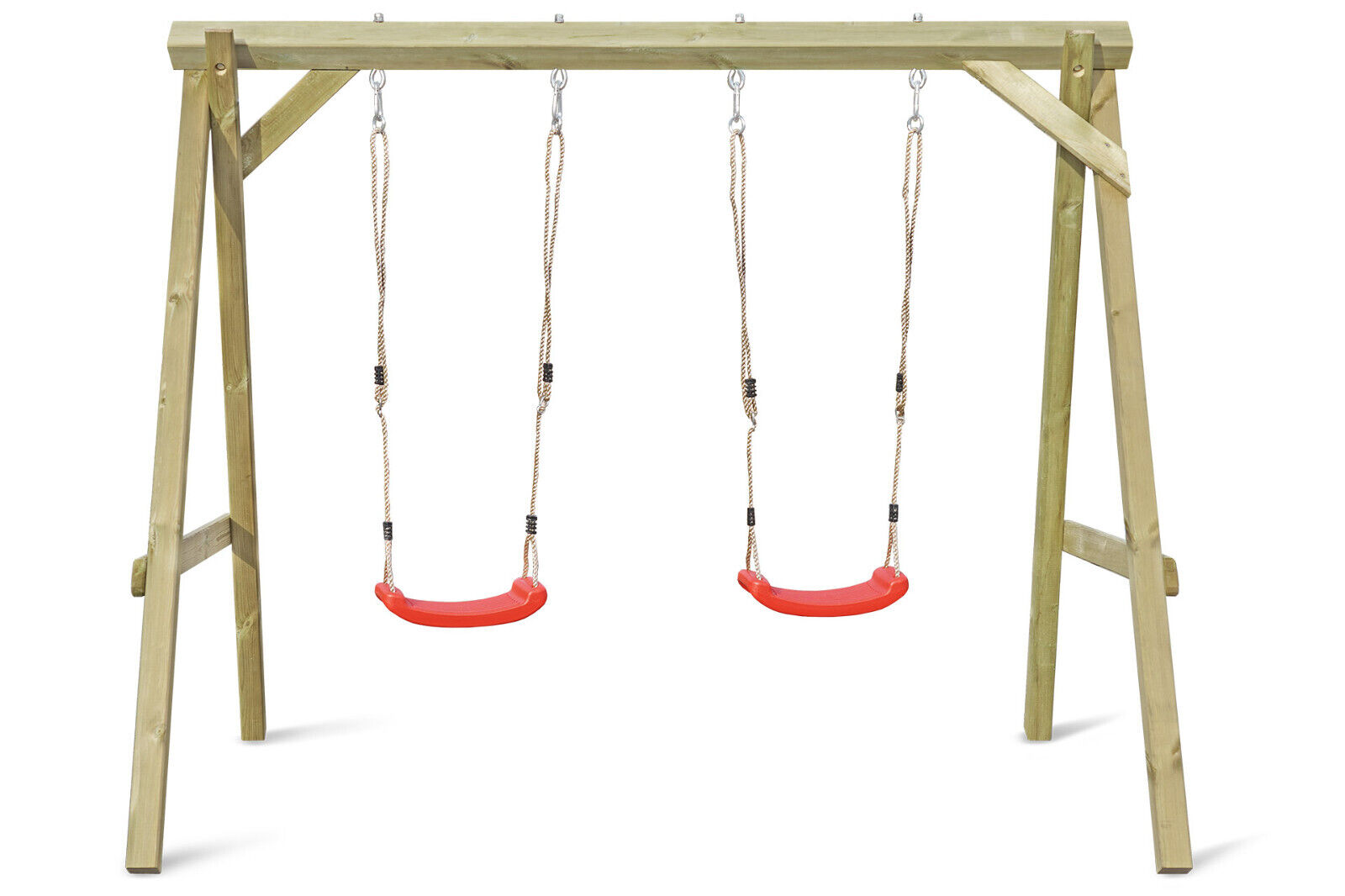 Schaukelgerüst für Kinder aus Holz Premium - Typ 1.2 Doppelschaukel