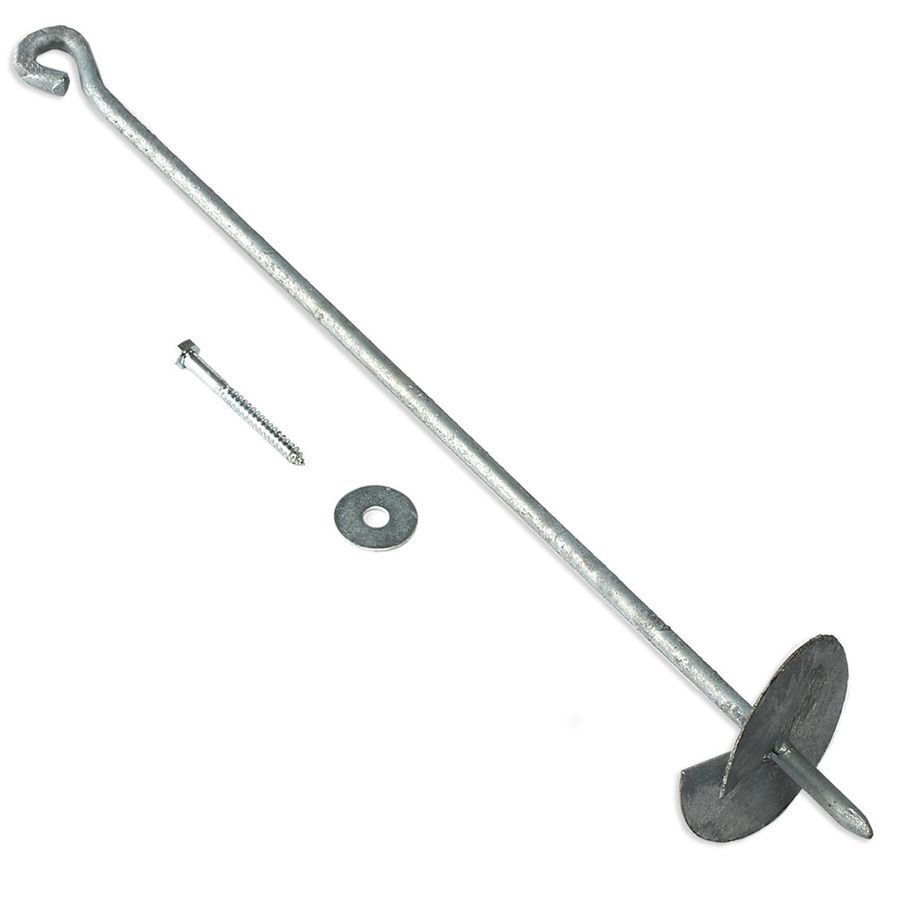 Bodenanker Schaukelanker verzinkt Erdanker Anker Schraubanker für Schaukel Spielturm