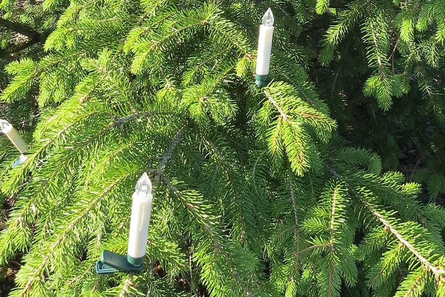 Weihnachtsbaum-Lichterkette LED-Kerzen