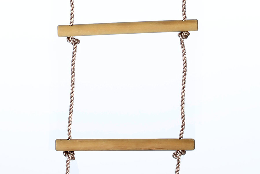 Strickleiter für Kinder Seilleiter Kletterseil Sprossen Ø 35 mm Sprossen-Länge 40 cm