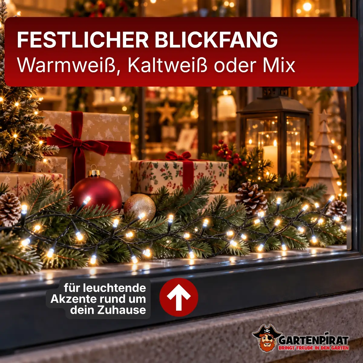 Lichterkette warmweiß kaltweriß mix