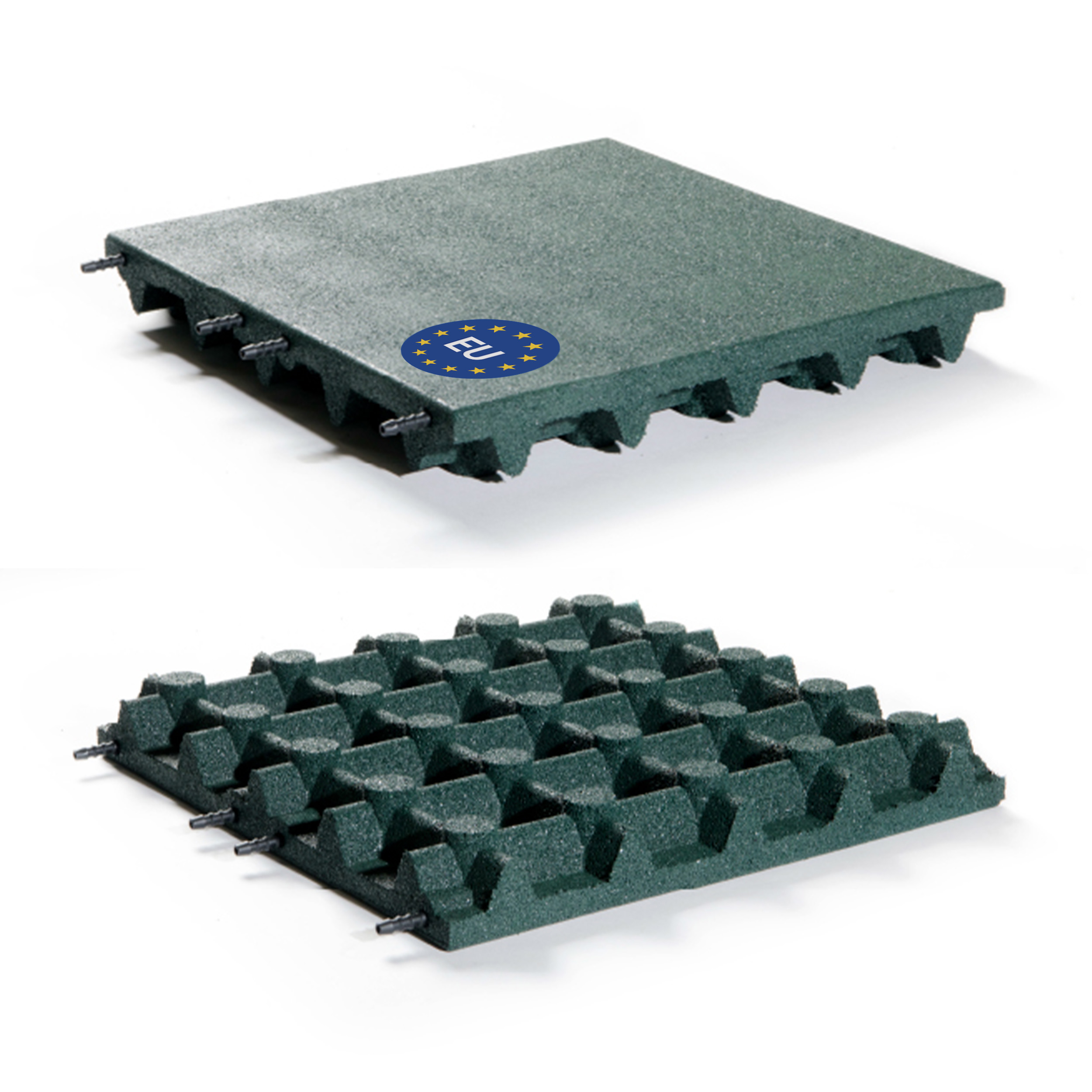 Fallschutzmatte 50x50 cm Gummimatte für Spieltürme Schaukel Rutsche Outdoor