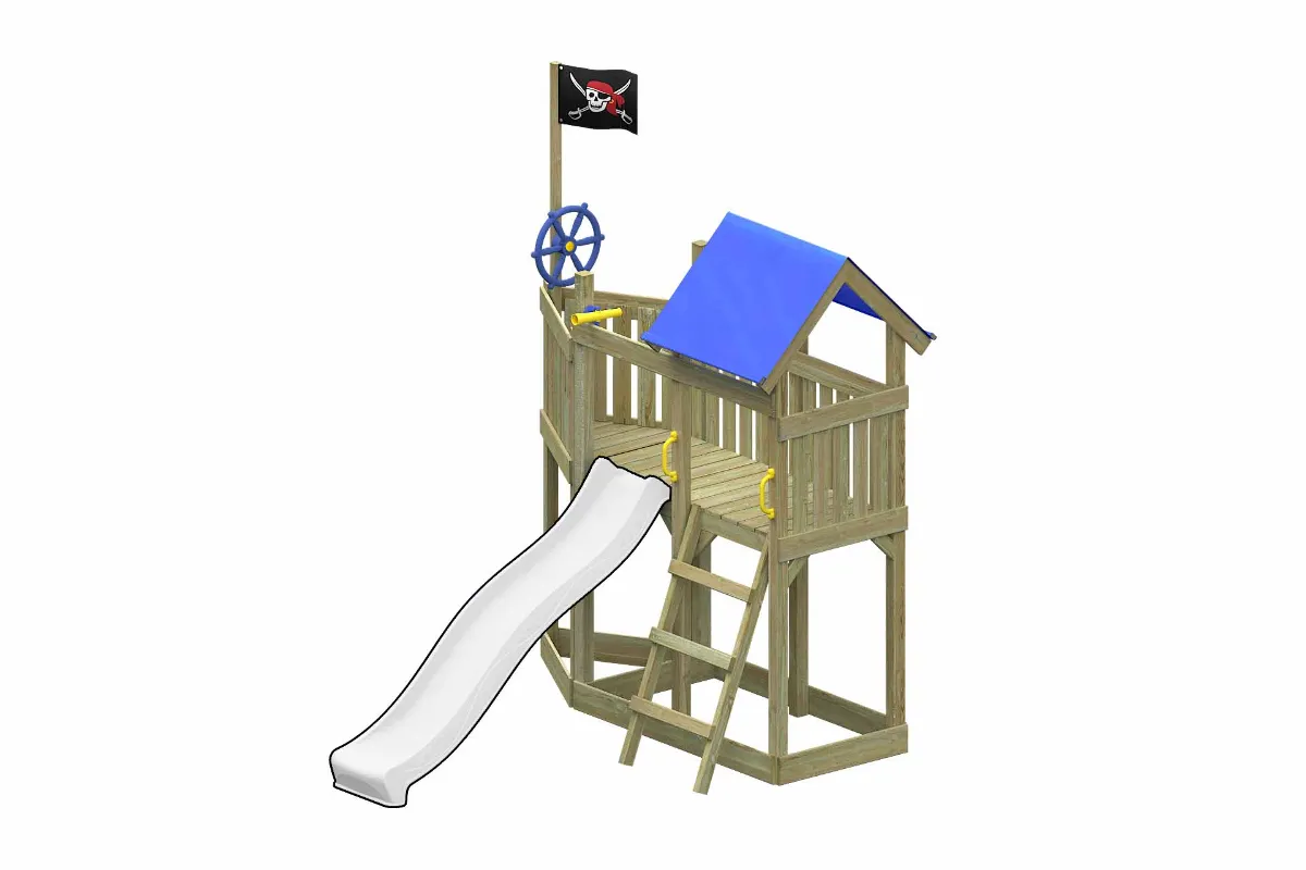 Spielturm Georg Aktiv mit Podest und Leiter