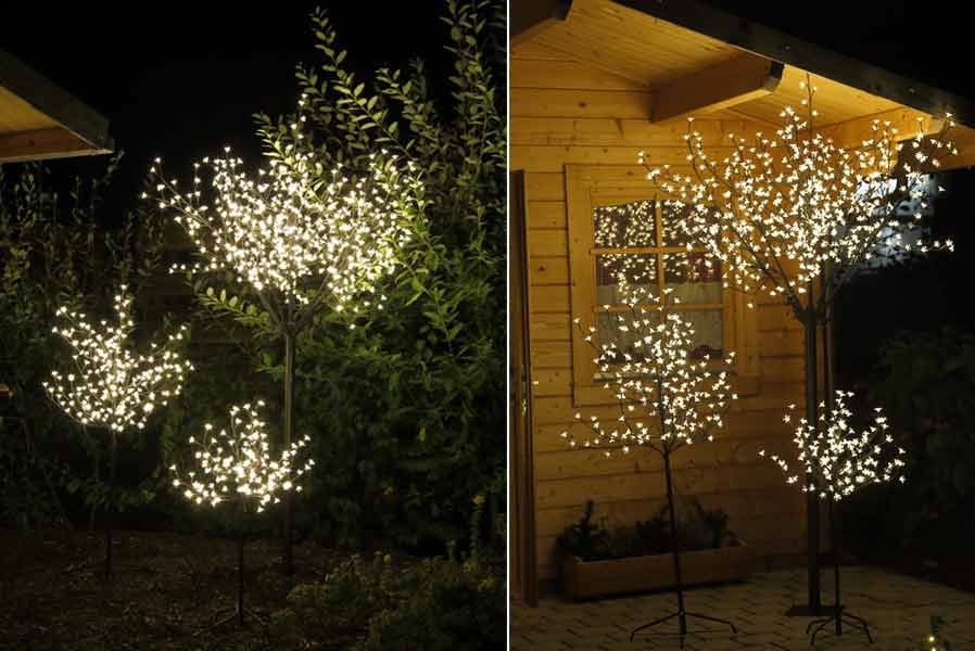 baum-kirschblueten2kCPR0OhOB9HS LED-Lichterbaum 250 cm mit beleuchteten Kirschblüten 600 LED warmweiß Kirschblütenbaum