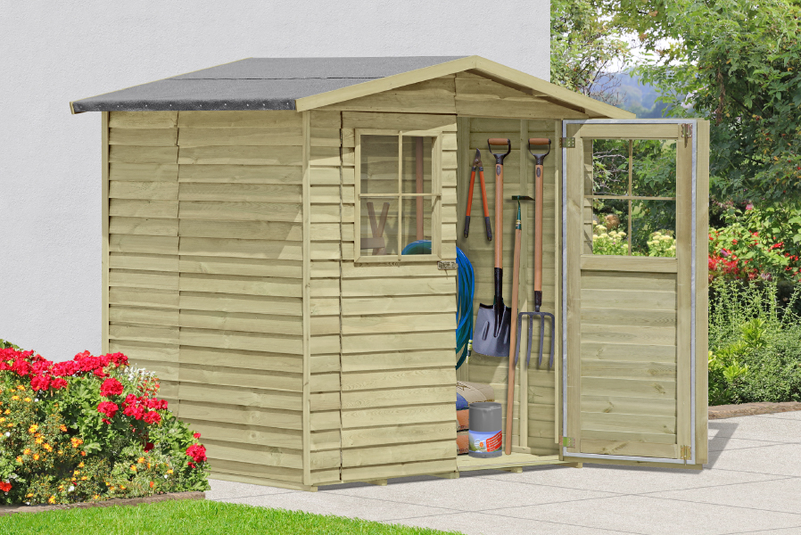 Holzgerätehaus Tammo Kiefer KDI Stülpschalung 180 x 145 cm