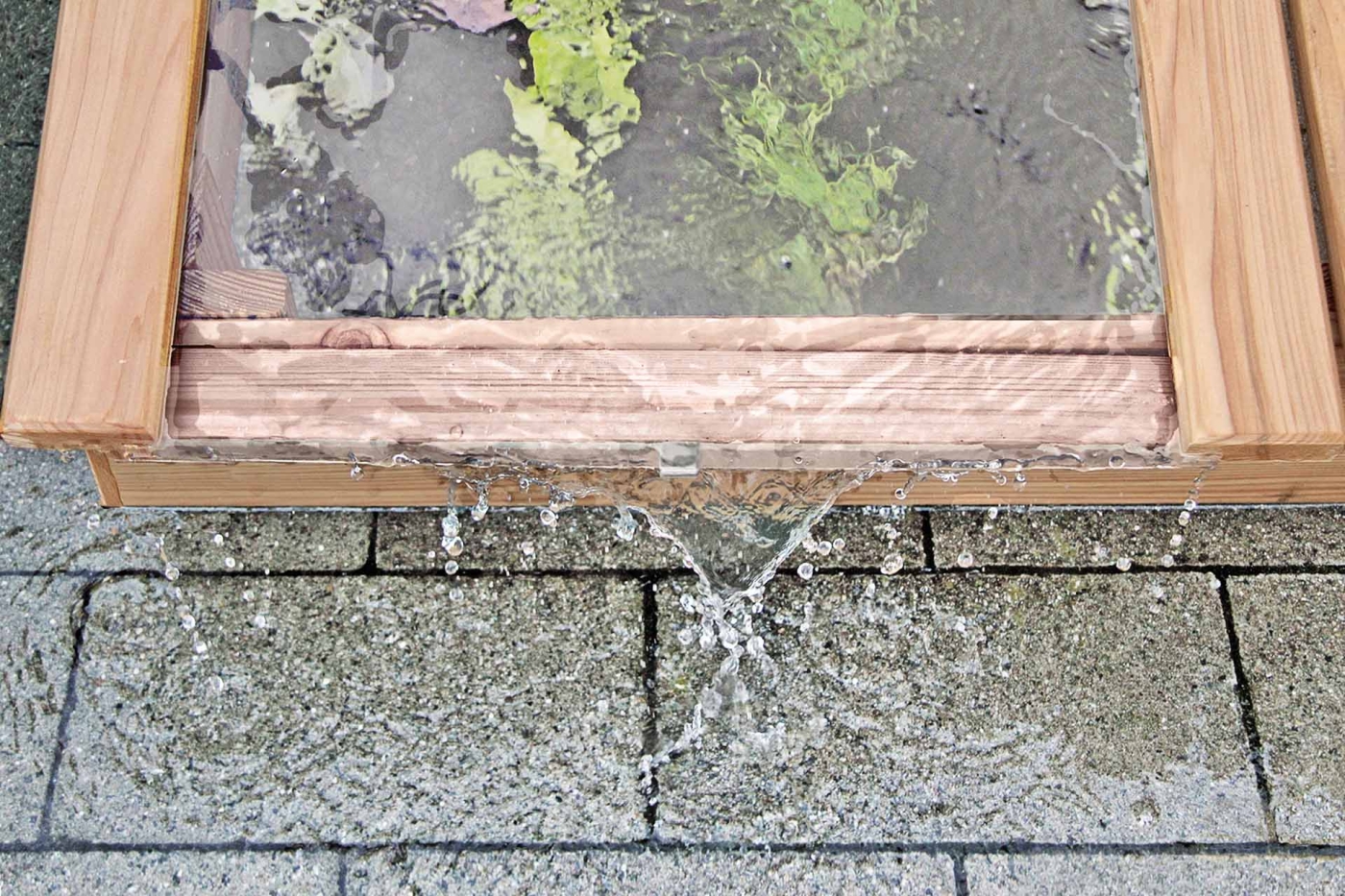 Frühbeet Kräuterbeet 180x80x21/30 cm aus Lärchenholz passend für Hochbeete