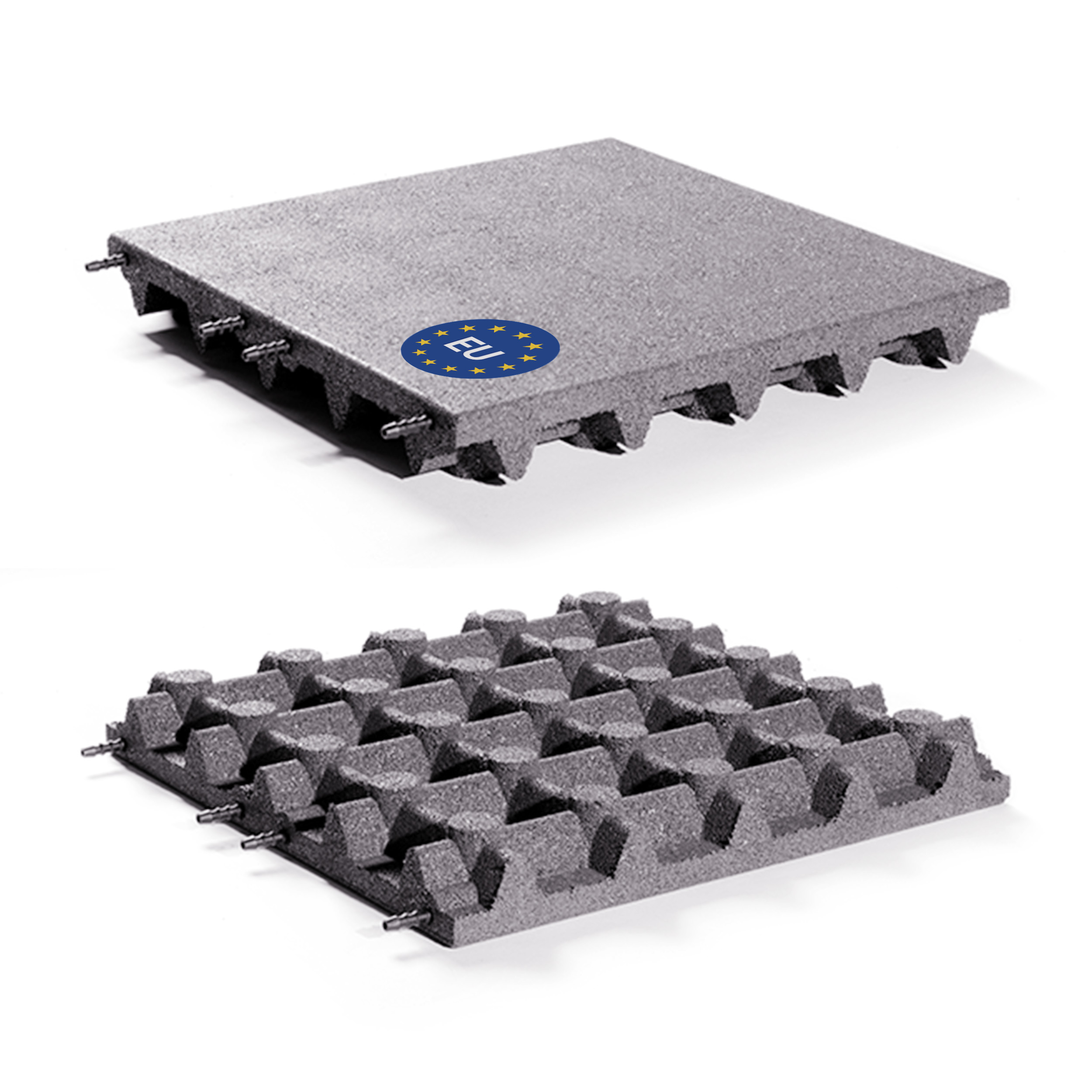 Fallschutzmatte 50x50 cm Gummimatte für Spieltürme Schaukel Rutsche Outdoor