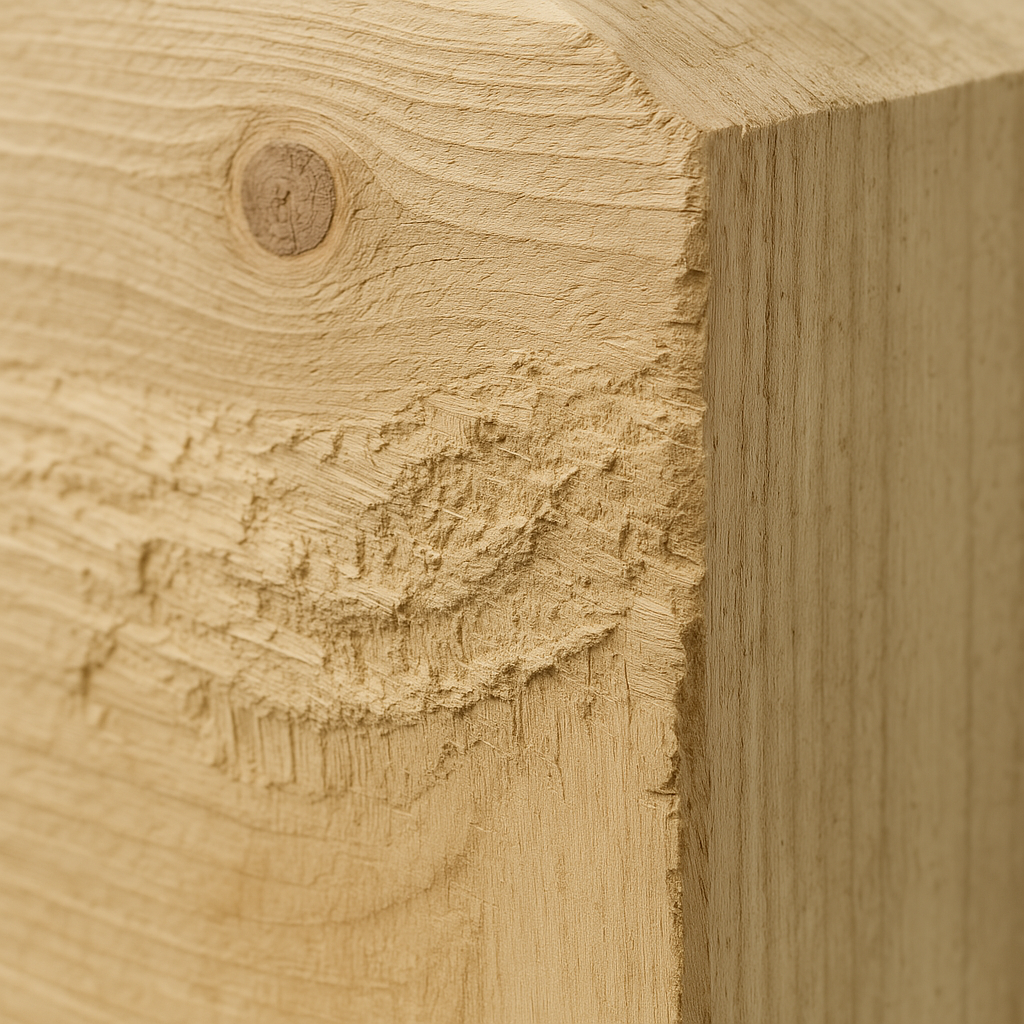 KI generiert Holz Raue Stellen & Bearbeitungsspuren