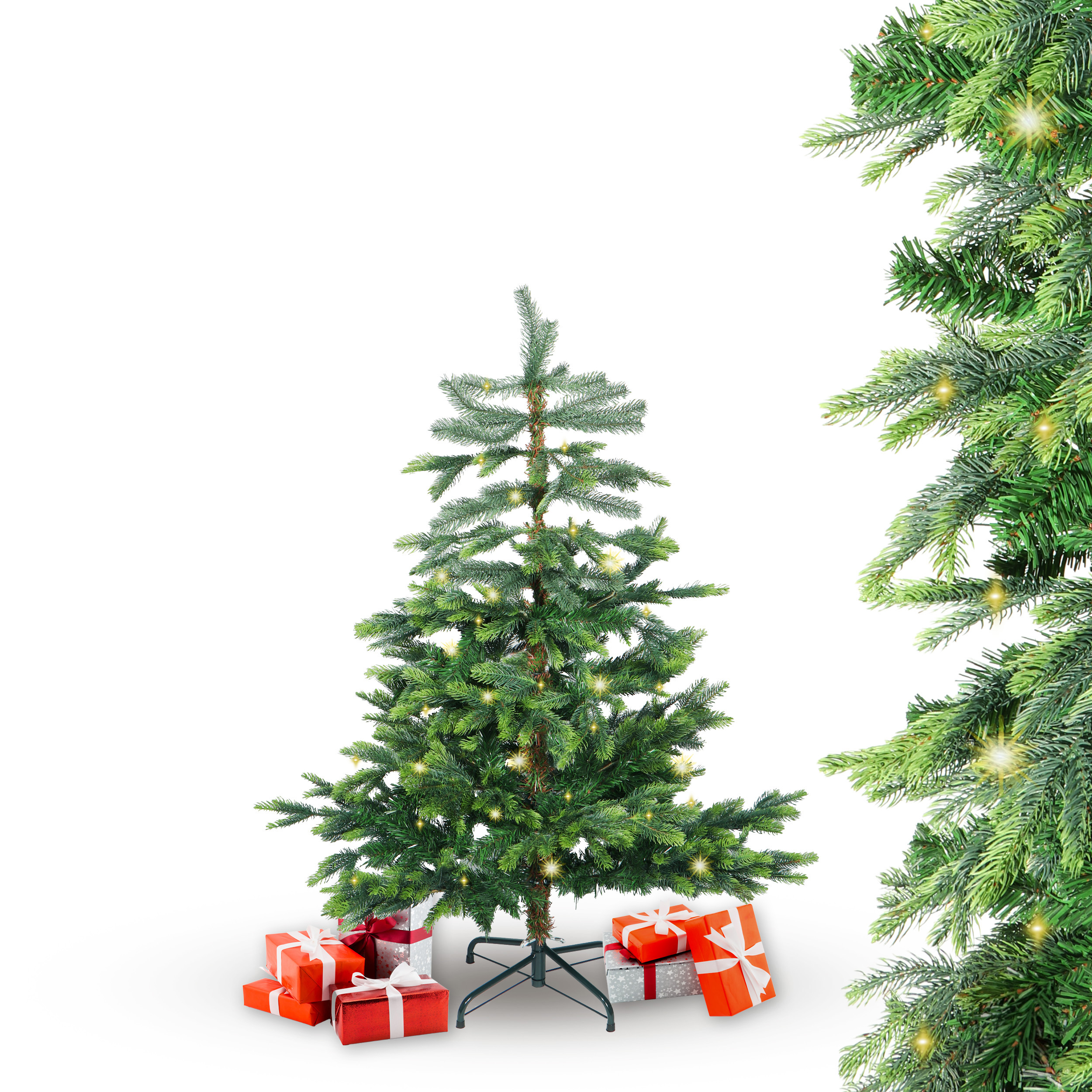 BonTree Fichte künstlicher Weihnachtsbaum mit LED – verschiedene Höhen