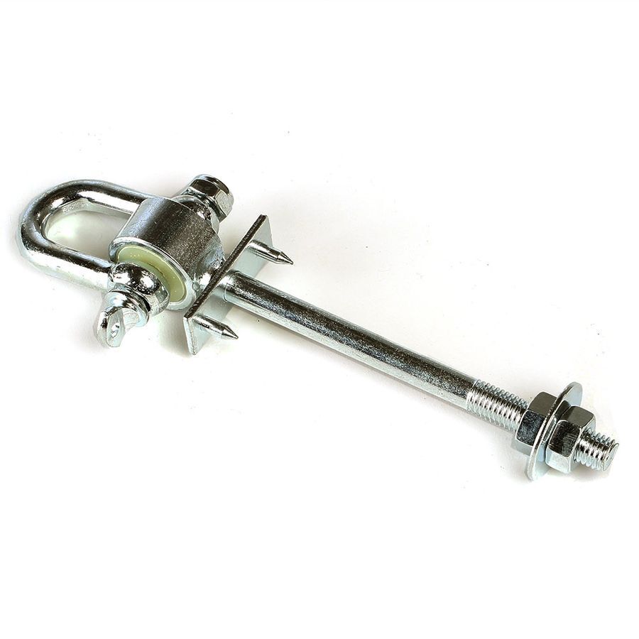 Schaukelhaken mit Schäkel M12 für Balken bis Ø 10/12 cm Sicherheitshaken