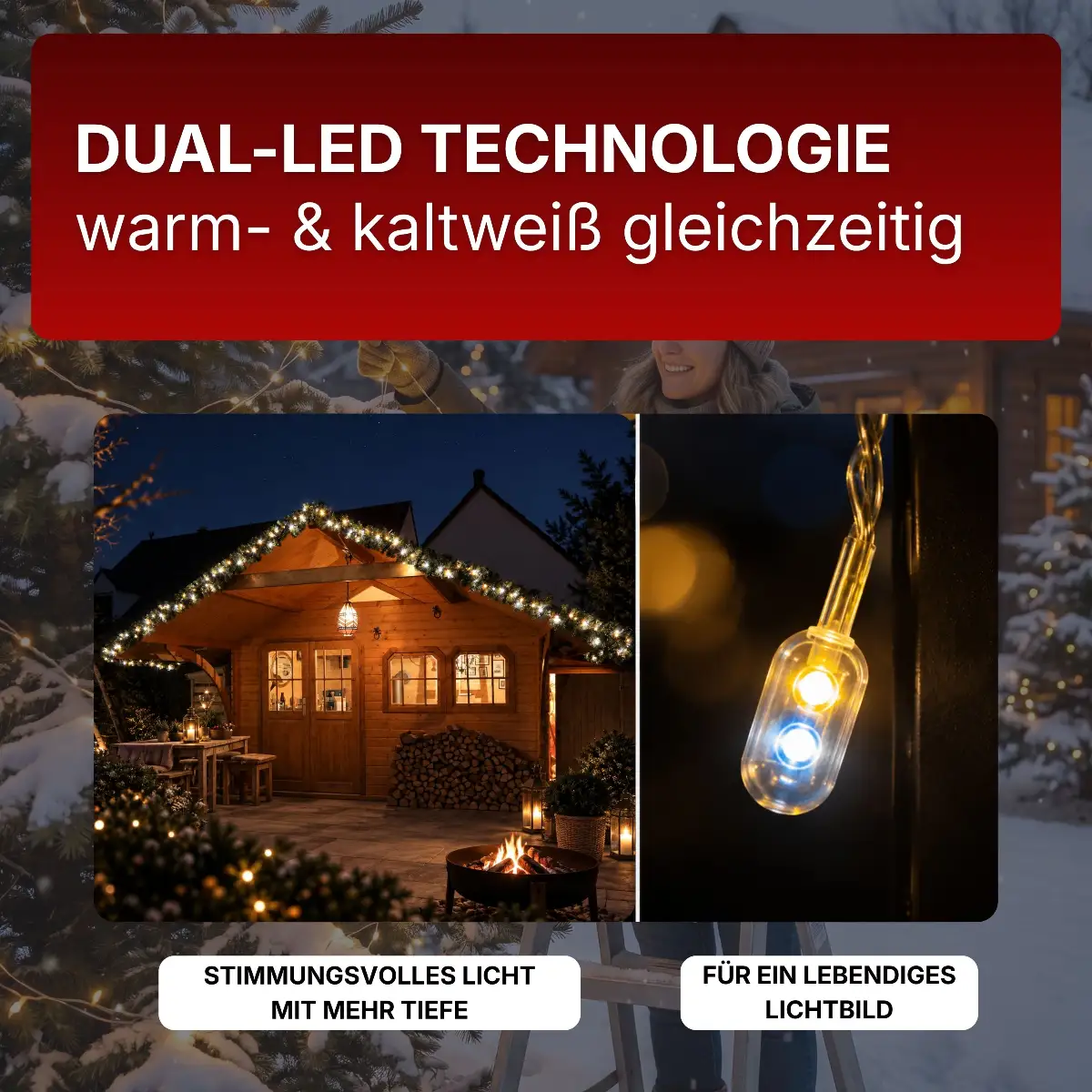 DUAL LED - Warmweiß, Kaltweiß oder Mix