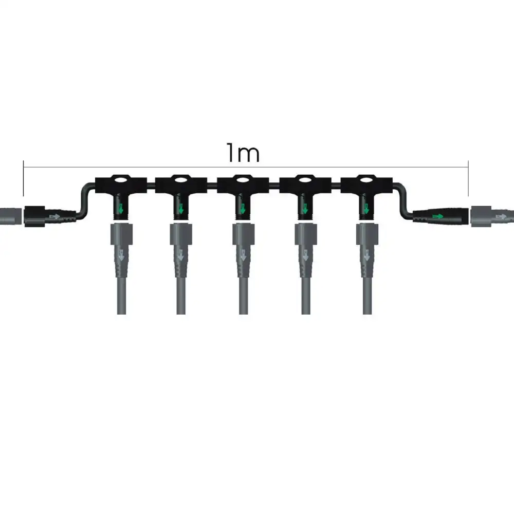 Steckverbinder 230V wasserdicht • Kabelverbinder mehrere Ausgänge • IP67 PRO CONNECT